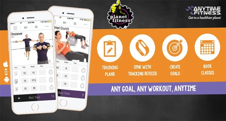 Comparison between Anytime Fitness and Planet Fitness Apps
